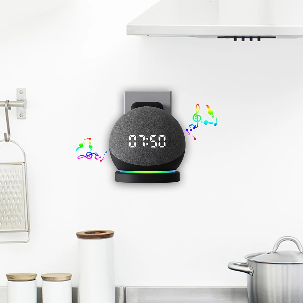 Amazon Speaker Echo Dot 5 - Soporte de plástico para montaje en