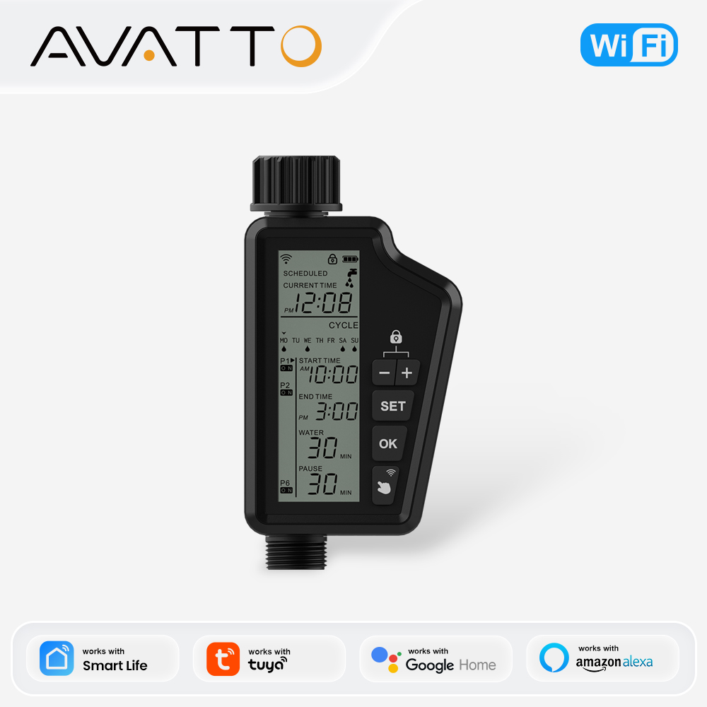 Smart Garden Valve - AVATTO Tuya WIFI Temporizador de riego