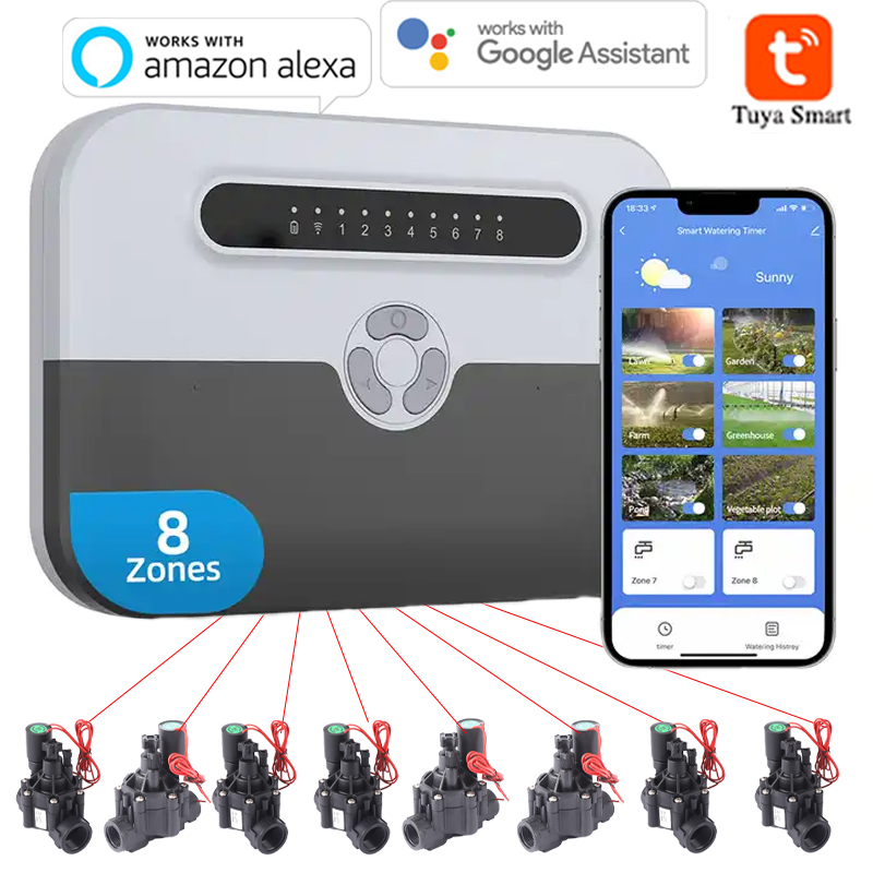 Smart Garden Monitoring System - Controlador de Riego Inteligente WiFi de