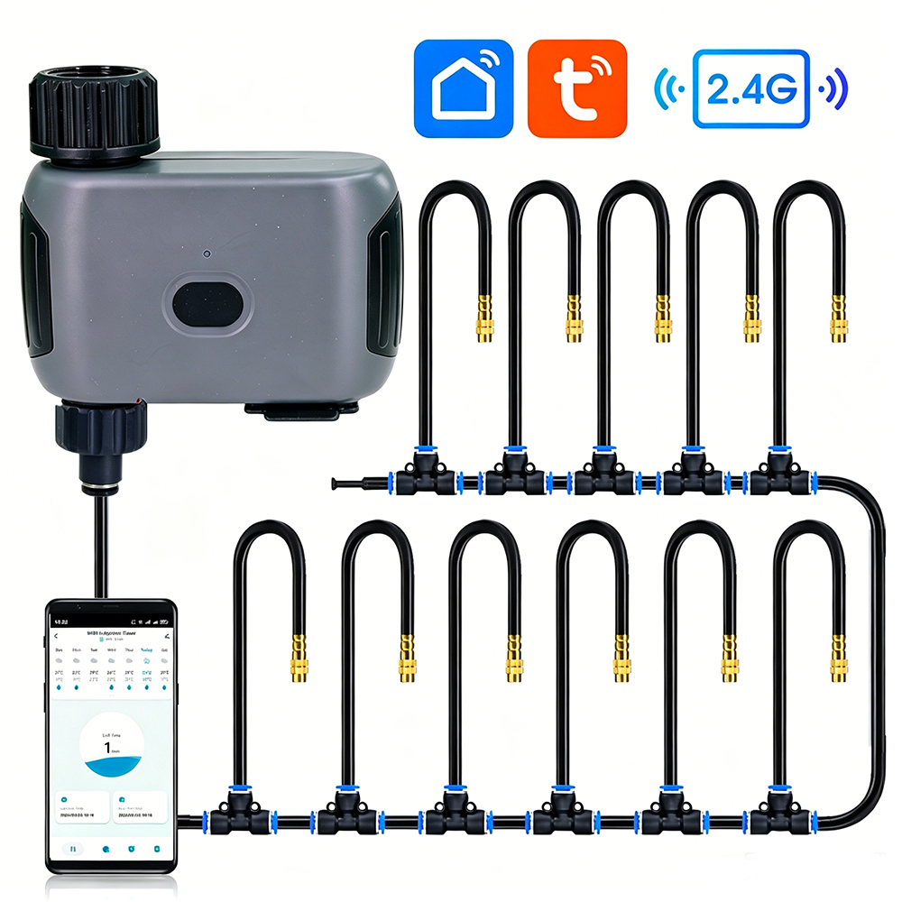 Smart Garden Monitoring System - Kit de Riego Inteligente Tuya con
