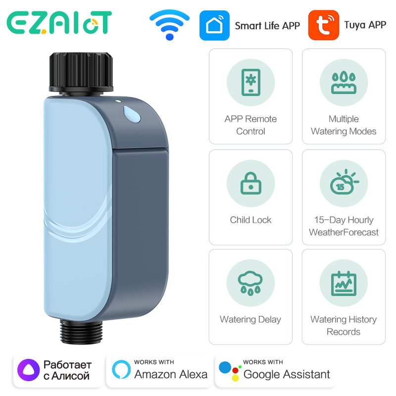 Smart Garden Monitoring System - Temporizador de riego inteligente Tuya WIFI