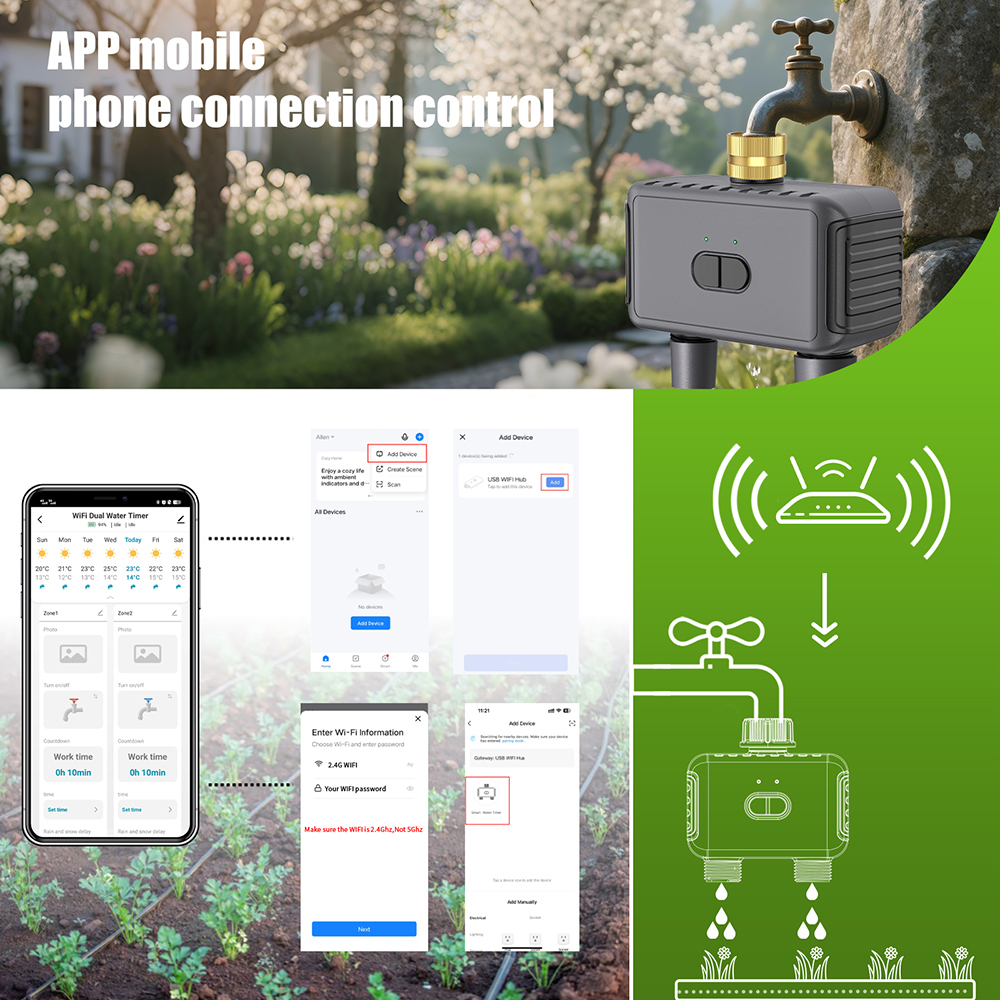 Temporizador de agua inteligen - Smart Garden Monitoring System reseña y precio