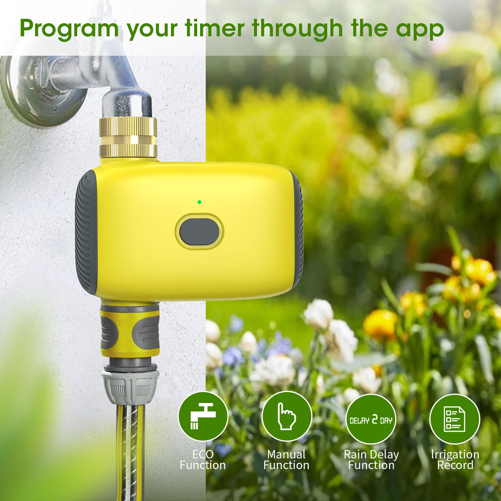 Temporizador de riego intelige - Smart Garden Sphagnum Moss reseña y precio