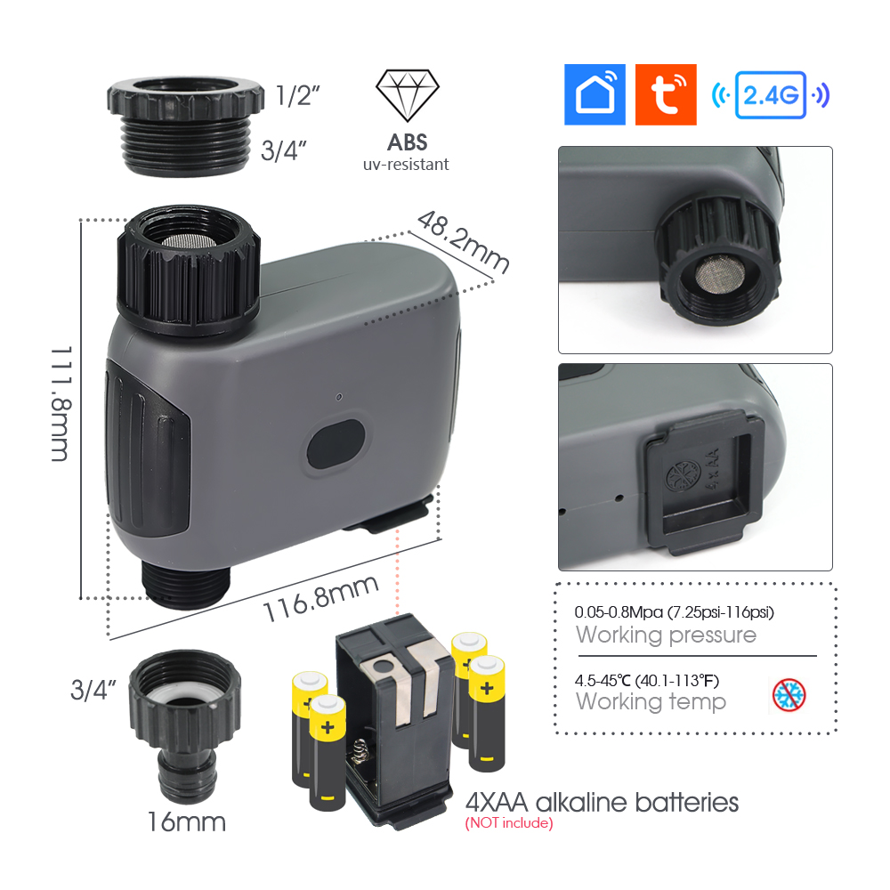 Kit de Riego Inteligente Tuya  - Smart Garden Monitoring System reseña y precio