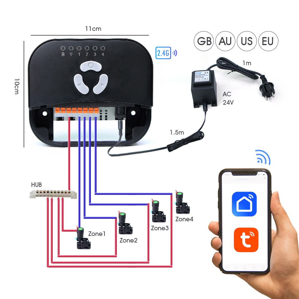 Controlador de válvula solenoi - Smart Garden Valve reseña y precio