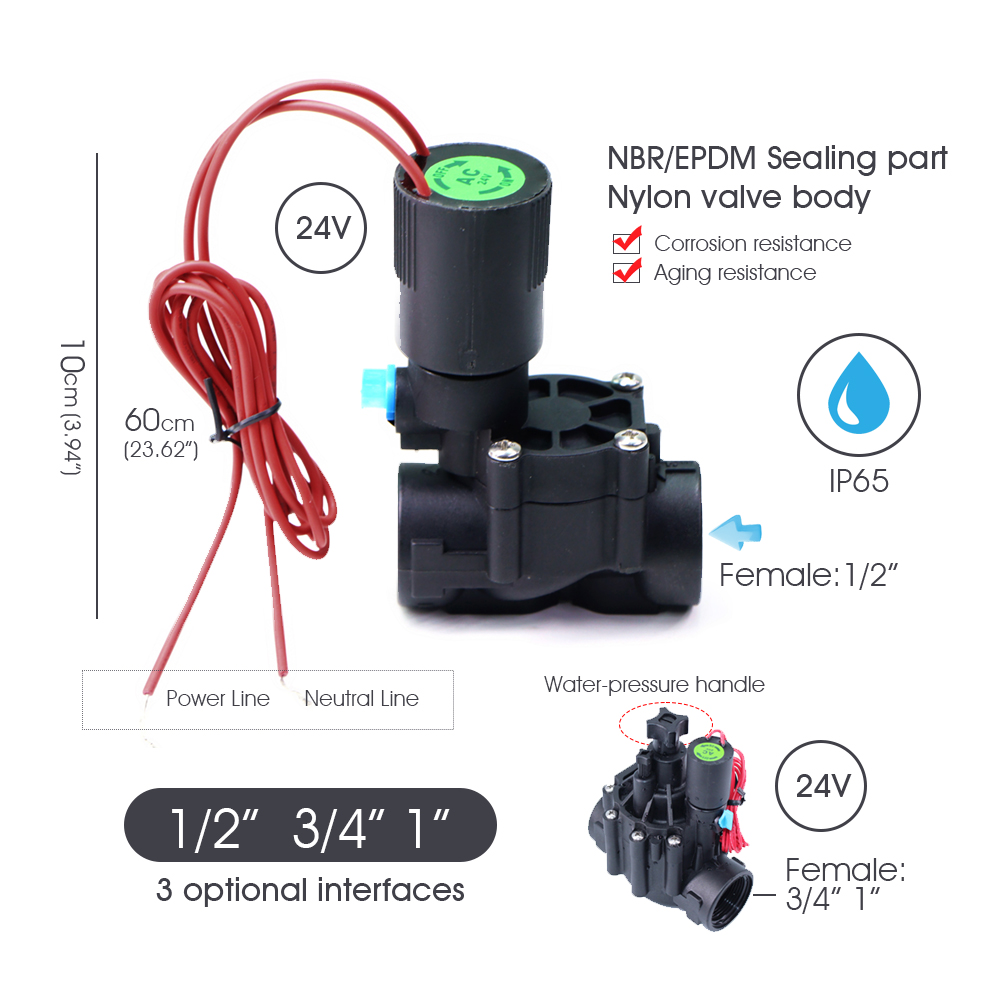 Controlador de válvula solenoi - Smart Garden Valve reseña y precio